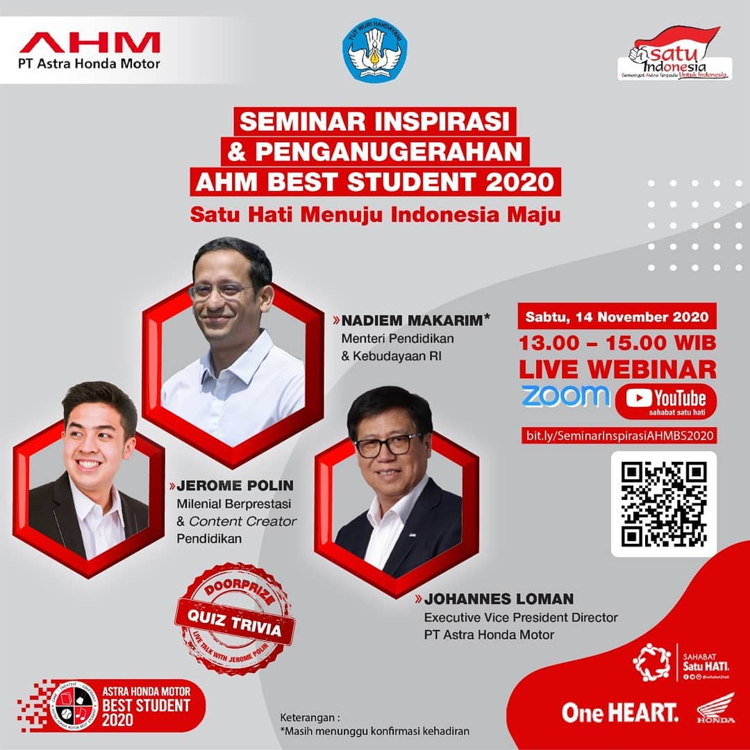 Seminar Inspirasi Penganugrahan Best Student